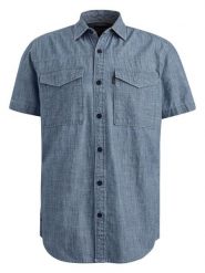 PME Legend Koszula - Regular fit - w kolorze niebieskim rozmiar: XXL. Niebieskie koszule męskie PME Legend, xxl, bez wzorów, z bawełny, bez kołnierzyka, bez ramiączek. Za 171.28 zł.