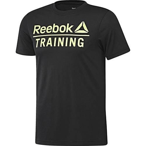 Koszulka sportowa damska Reebok Ree Training Spe. Czarne bluzki sportowe damskie Reebok, bez kołnierzyka, bez ramiączek. Za 132.00 zł.