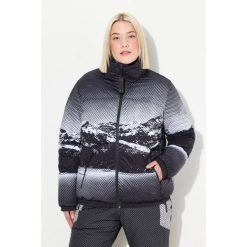 Damskie Kurtka puchowa performance HYPRAR wodoodporna stójka. Czarne kurtki damskie Ulla Popken, plus size, bez wzorów, z materiału, bez kaptura. W wyprzedaży za 559.99 zł.