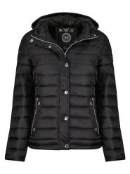 Maison Montaigne Kurtka pikowana "Bubumai" w kolorze czarnym rozmiar: L. Czarne kurtki damskie Maison Montaigne, l, z aplikacjami, bez kaptura. Za 218.57 zł.