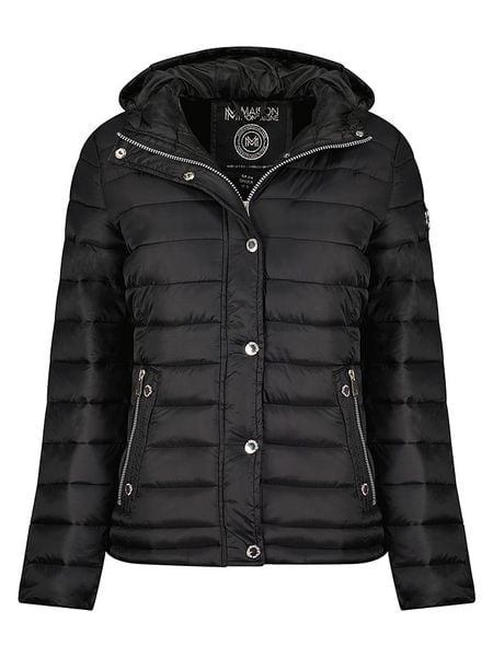 Maison Montaigne Kurtka pikowana "Bubumai" w kolorze czarnym rozmiar: L. Czarne kurtki damskie Maison Montaigne, l, z aplikacjami, bez kaptura. Za 218.57 zł.