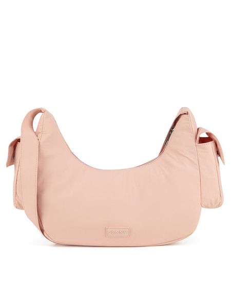 JENNY Torebka JNY-M-007-07 Różowy. Czerwone torebki klasyczne damskie Jenny, bez wzorów, z poliesteru, bez dodatków. Za 97.99 zł.