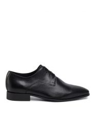 Geox Półbuty U High Life B U0299B 00043 C9999 Czarny. Czarne buty wizytowe męskie Geox, ze skóry, bez zapięcia. Za 269.99 zł.