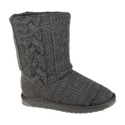 Buty, kapcie Emu Australia Bartle W13142-DAGR szare. Szare kapcie damskie z gumy. Za 881.27 zł.
