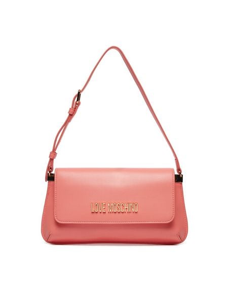 LOVE MOSCHINO Torebka JC4058PP1MLO0464 Koralowy. Pomarańczowe torebki klasyczne damskie Love Moschino, bez wzorów, ze skóry, bez dodatków. Za 369.99 zł.