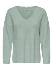 ONLY Sweter w kolorze miętowym rozmiar: XL. Zielone swetry klasyczne damskie Only, xl, ze splotem, bez kołnierzyka. Za 92.21 zł.