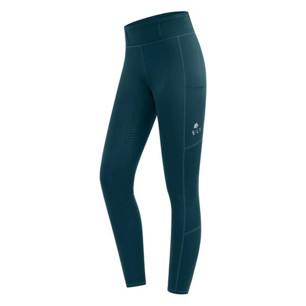 Damskie legginsy zawodnicze z pełną przyczepnością ELT Ella. Niebieskie legginsy damskie ELT, bez wzorów, z elastanu. Za 211.00 zł.