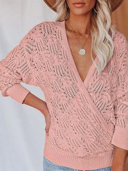 Milan Kiss Sweter w kolorze jasnoróżowym rozmiar: M. Różowe swetry klasyczne damskie Milan Kiss, m, bez kołnierzyka. Za 168.45 zł.
