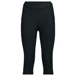 Legginsy 3/4 damskie VAUDE Advanced IV. Czarne legginsy damskie Vaude, bez wzorów. W wyprzedaży za 334.85 zł.