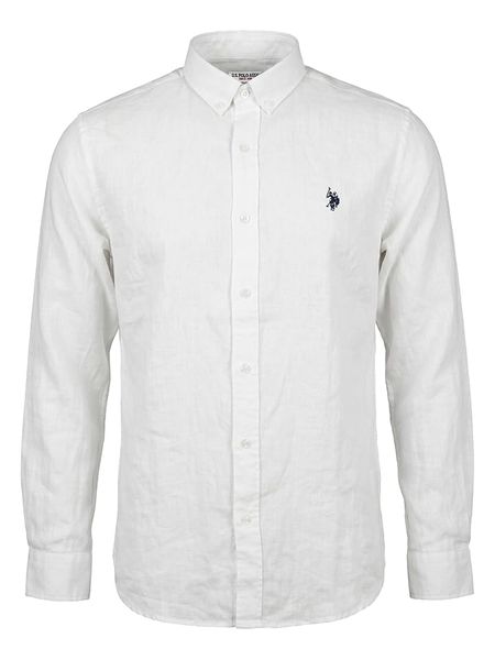 U.S. Polo Assn. Koszula w kolorze białym rozmiar: XXL. Białe koszule męskie U.S. Polo Assn., s, bez wzorów, bez kołnierzyka, bez ramiączek. Za 189.95 zł.
