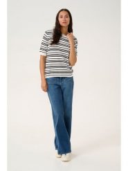 Kaffe Sweter w kolorze kremowym rozmiar: XXL. Brązowe swetry klasyczne damskie Kaffe, xxl, bez kołnierzyka. Za 65.38 zł.