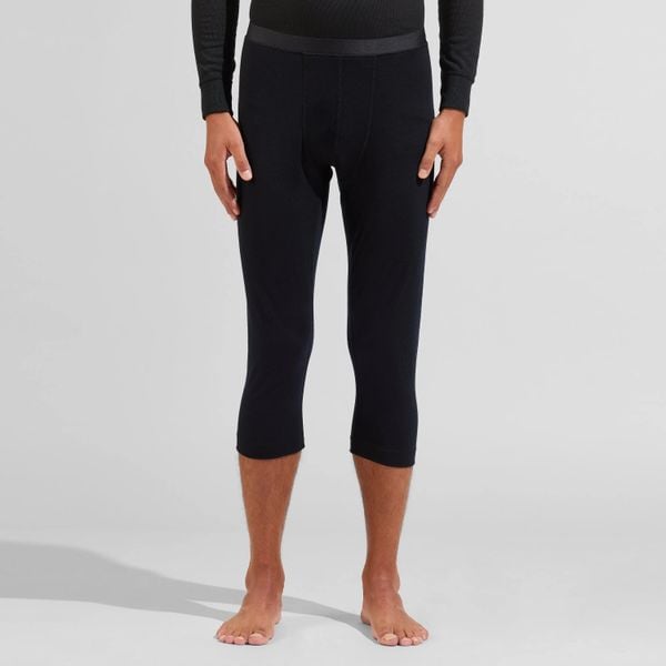Legginsy termoaktywne męskie Odlo MERINO 200. Czarne bielizna termoaktywna męska Odlo, m, bez wzorów, z materiału. Za 345.10 zł.
