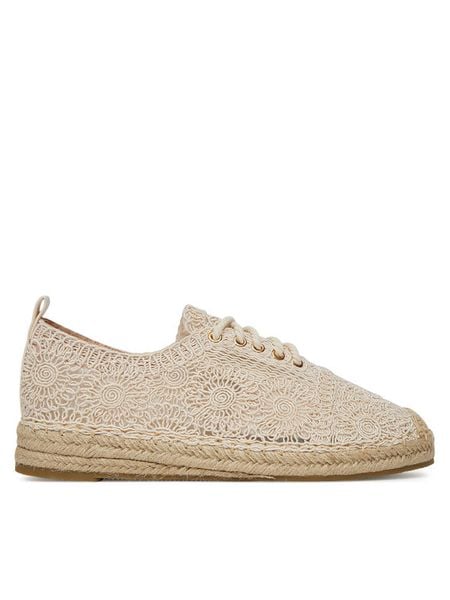 DeeZee Espadryle 3H33549-1 Beżowy. Brązowe espadryle damskie DeeZee, bez wzorów, z materiału, bez obcasa. Za 119.99 zł.