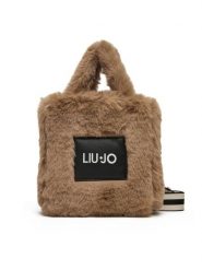 Liu Jo Torebka XS Tote TF5271 E0374 Beżowy. Brązowe torebki klasyczne damskie Liu Jo, bez wzorów, z materiału, bez dodatków. Za 449.99 zł.