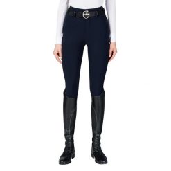 Damskie spodnie jeździeckie z lejem kolanowym Vestrum Movleno. Niebieskie spodnie materiałowe damskie VESTRUM, bez wzorów, eleganckie. Za 1,004.50 zł.