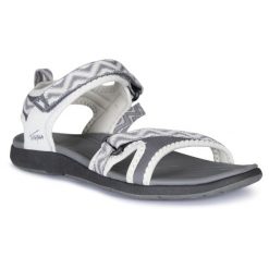 Trespass Ivy - Sandały damskie szare. Szare sandały damskie Trespass, bez wzorów, bez obcasa. Za 261.99 zł.