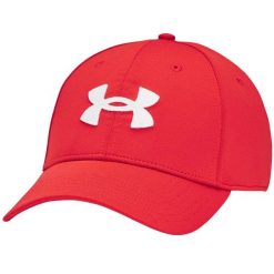 Czapka Z Daszkiem Blitzing. Czerwone czapki męskie Under Armour, bez wzorów. Za 117.99 zł.