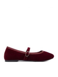 DeeZee Baleriny CEO-CM251226-12 Bordowy. Czerwone baleriny dziewczęce DeeZee, bez wzorów, z materiału. Za 59.99 zł.