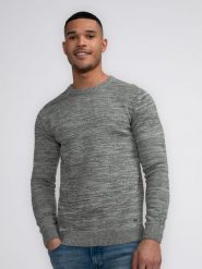 Petrol Industries Sweter w kolorze khaki rozmiar: XL. Brązowe swetry męskie Petrol Industries, s, bez wzorów, z materiału, bez kołnierzyka. Za 126.99 zł.