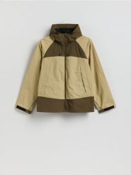 Kurtka z kapturem - wielobarwny. Kurtki męskie Reserved, l, bez wzorów, z tkaniny, z kapturem. Za 159.99 zł.