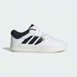 Buty Court 24. Białe buty sportowe na co dzień męskie Adidas, z gumy, bez zapięcia, do biegania. Za 399.00 zł.