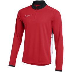 Bluza męska Nike Dri-Fit Academy 25 Drill Top. Czerwone bluzy bez kaptura męskie Nike, m, z poliesteru. Za 141.99 zł.