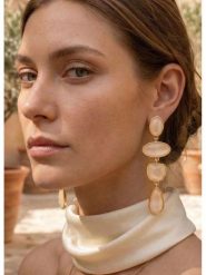 Atelier MIU Pozłacane kolczyki rozmiar: onesize. Brązowe kolczyki damskie atelier MIU, pozłacane. Za 39.99 zł.