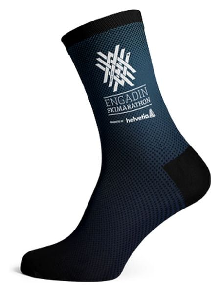 Odlo Skarpety narciarskie "Engadin Skimarathon" w kolorze granatowym rozmiar: L. Niebieskie skarpetki męskie Odlo, bez wzorów. Za 69.58 zł.