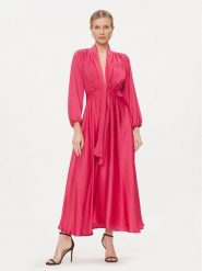 Dixie Sukienka koktajlowa AIFIULTA Różowy Regular Fit. Czerwone sukienki damskie Dixie, s, bez wzorów, z wiskozy, wizytowe, bez kołnierzyka, bez ramiączek. Za 499.99 zł.