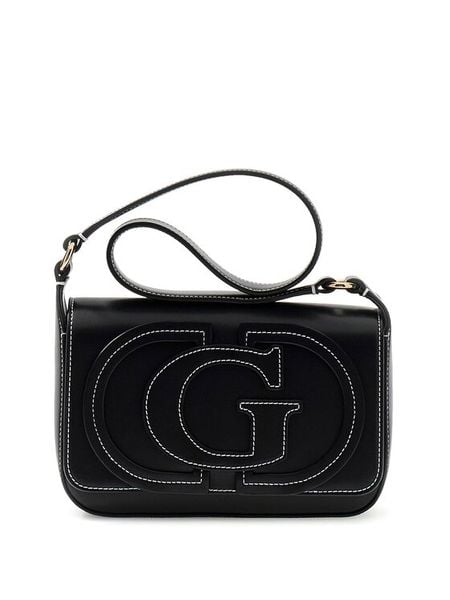 Guess Torebka 183375 Czarny. Czarne torebki klasyczne damskie Guess, z aplikacjami, bez dodatków. Za 544.99 zł.