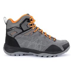 Buty trekkingowe Trespass Caelan. Szare buty trekkingowe męskie Trespass, z zamszu, bez zapięcia. Za 418.99 zł.
