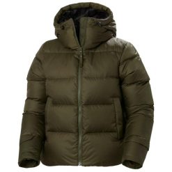 Damska kurtka puchowa Helly Hansen Essence. Zielone kurtki damskie Helly Hansen, bez wzorów, z puchu, bez kaptura. Za 605.05 zł.