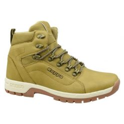 Botki Męskie Średnia Wysokość Dolomo. Brązowe buty zimowe męskie Kappa, z koronki, z okrągłym noskiem, bez zapięcia. Za 219.99 zł.