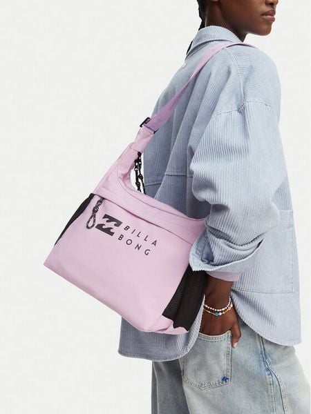 Billabong Torebka WBEOHP-BLB-M-003-10 Fioletowy. Fioletowe listonoszki damskie Billabong, bez wzorów, z materiału, bez dodatków. Za 79.99 zł.