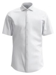 Seidensticker Koszula w kolorze błękitno-białym rozmiar: 41. Białe koszule męskie Seidensticker, bez wzorów, z bawełny, bez kołnierzyka, bez ramiączek. Za 157.73 zł.