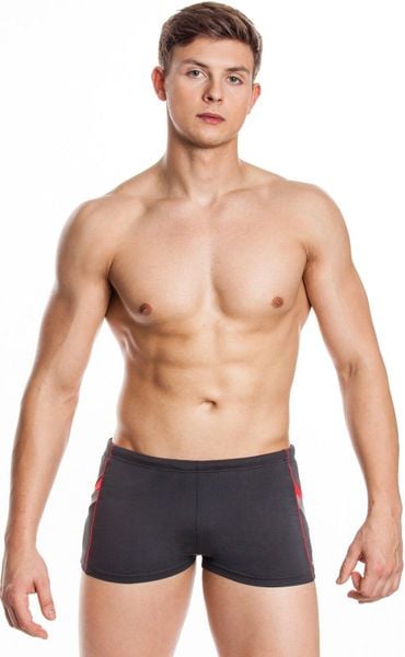 Bokserki pływackie męskie Aqua Speed Ricardo. Czarne kąpielówki męskie Aqua-Speed, m, bez wzorów, z dzianiny, na fitness i siłownię. Za 65.99 zł.