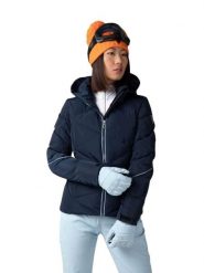 Kurtka Narciarska Rossignol damska W Staci pearly JKT granatowa. Niebieskie kurtki narciarskie i snowboardowe damskie Rossignol, xl, z aplikacjami, bez kaptura, narciarskie. Za 959.99 zł.