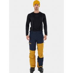 Spodnie Narciarskie Męskie Fundango Teak Colourblock. Niebieskie spodnie materiałowe męskie Fundango, bez wzorów, z materiału, sportowe. Za 499.90 zł.
