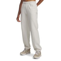 Spodnie Under Armour Ua Icon Vida Flc Jogger Damskie. Białe spodnie materiałowe damskie Under Armour, l, z bawełny. Za 374.99 zł.
