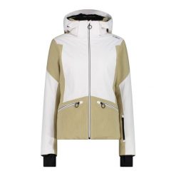 Kurtka damska narciarska CMP 34W4426. Białe kurtki narciarskie i snowboardowe damskie CMP, l, bez wzorów, bez kaptura, narciarskie. W wyprzedaży za 1,157.50 zł.