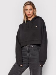 Dickies Bluza Oakport DK0A4XJTBLK Czarny Cropped Fit. Czarne bluzy bez kaptura damskie Dickies, xs, z bawełny. Za 199.99 zł.