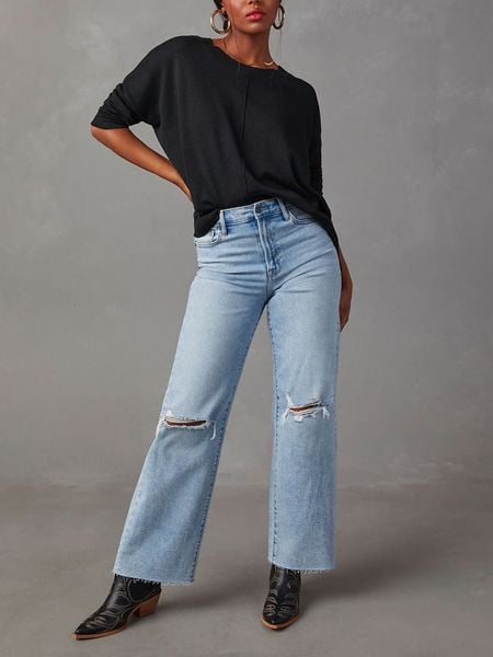 LA Angels Sweter w kolorze czarnym rozmiar: S. Czarne swetry klasyczne damskie LA Angels, s, bez kołnierzyka. Za 126.99 zł.