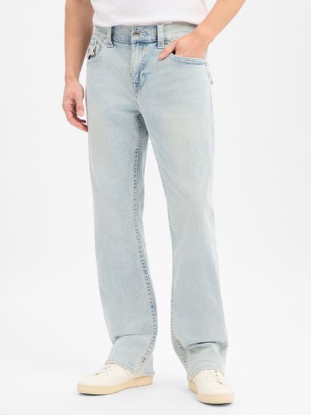 True Religion Dżinsy o prostym kroju - Ricky Mężczyźni Bawełna niebieski, 33-34. Niebieskie jeansy męskie True Religion. Za 279.95 zł.