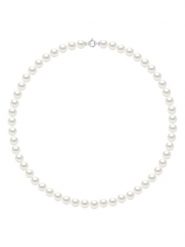 Mitzuko Naszyjnik perłowy w kolorze białym - dł. 50 cm rozmiar: onesize. Białe naszyjniki damskie Mitzuko, srebrne. Za 1,565.99 zł.