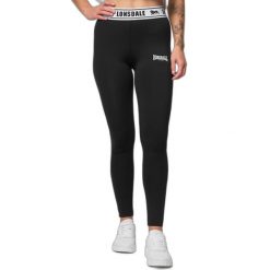 Damskie legginsy Lonsdale Ballinguile. Czarne legginsy damskie Lonsdale, l, bez wzorów, z bawełny. Za 233.50 zł.
