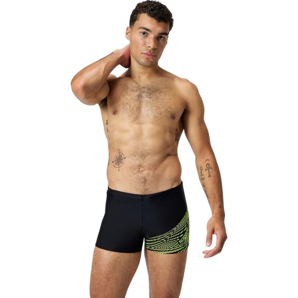 Męskie Kąpielówki Z Logo Medley. Żółte kąpielówki męskie Speedo, m, bez wzorów, z elastanu, do pływania. Za 159.99 zł.