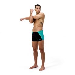 Spodenki kąpielowe męskie Speedo End+ Max Splice Asht. Czarne kąpielówki męskie Speedo, l, bez wzorów, do pływania. Za 219.99 zł.