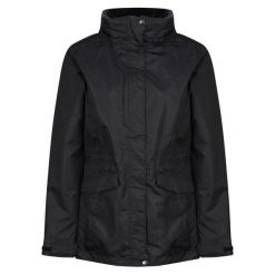 Wodoodporna kurtka na piesze wycieczki Benson III. Niebieskie kurtki damskie Regatta, bez wzorów, z polaru. Za 499.99 zł.