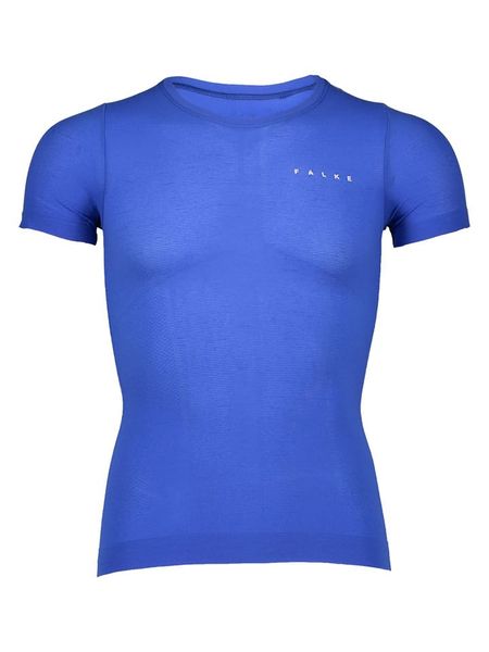 Falke Podkoszulek funkcyjny "Maglietta" w kolorze niebieskim rozmiar: L. Niebieskie bielizna termoaktywna męska Falke, l, bez wzorów, z materiału. Za 131.12 zł.