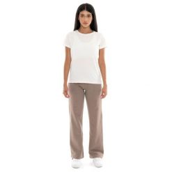 Koszulka Damen-Kurzarm z Leone 1947 Nigdy bez plakietki. Białe bluzki sportowe damskie LEONE 1947 APPAREL, bez wzorów, z bawełny, bez kołnierzyka. W wyprzedaży za 84.20 zł.